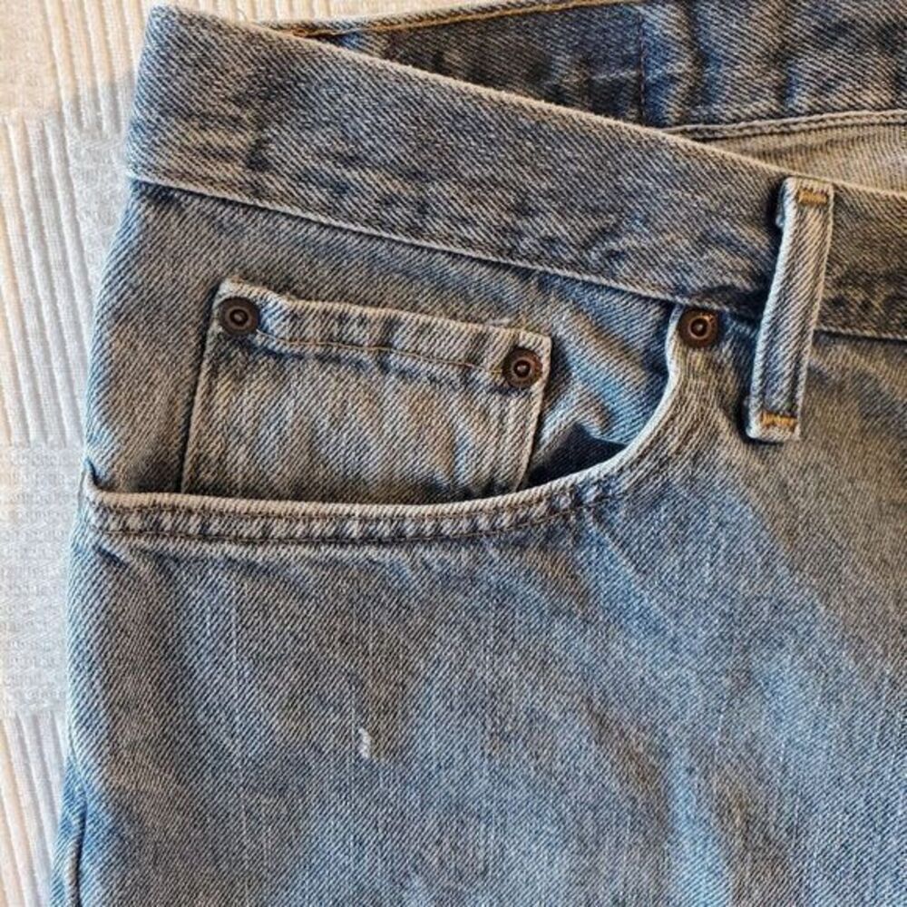 Wrangler Shorts Premium Denim Jean Men's Size 42 Blue Cotton - Picture 2 of 9